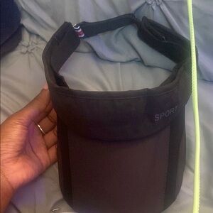 Sporto Black Belt Bag Sleek and Functional